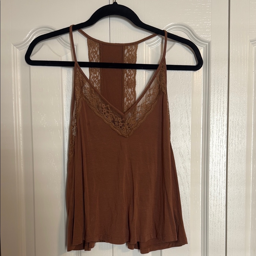 American Eagle Outfitters Brown Asymmetrical Camisole